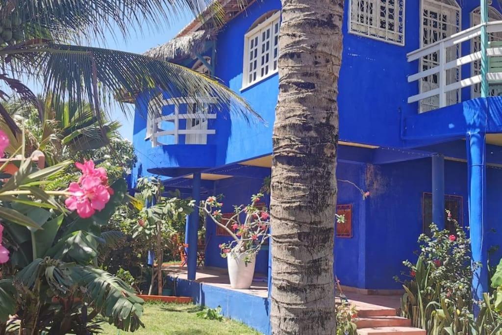 Charming Blue House With Kitchen Parking And Garden Canoa Quebrada Exterior foto