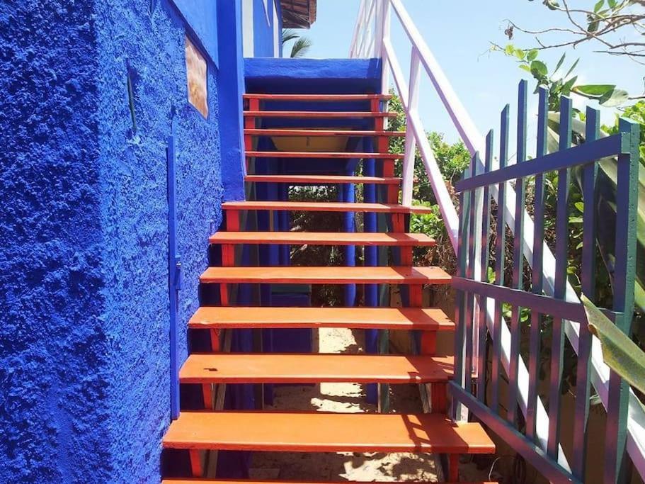 Charming Blue House With Kitchen Parking And Garden Canoa Quebrada Exterior foto