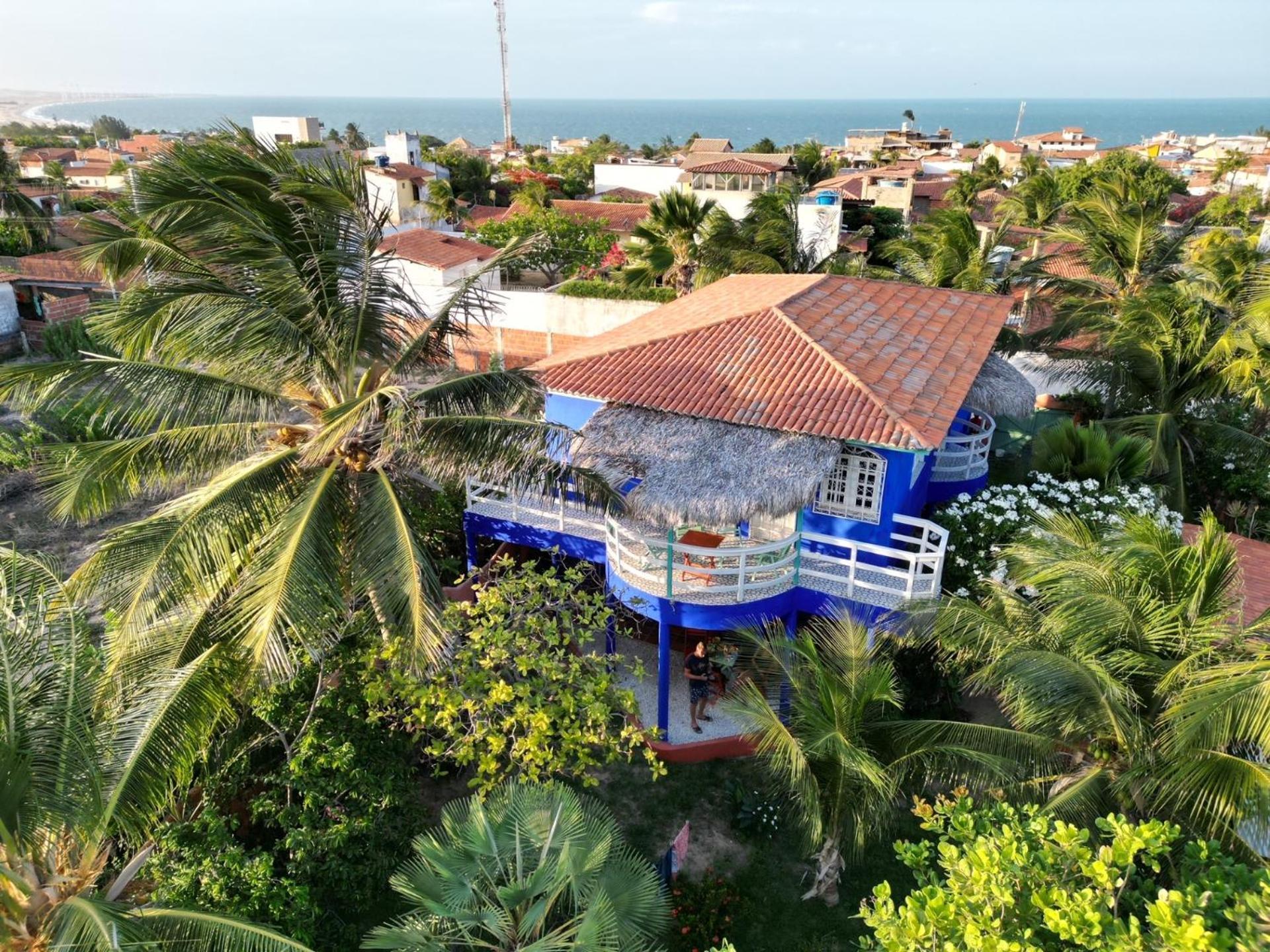 Charming Blue House With Kitchen Parking And Garden Canoa Quebrada Exterior foto