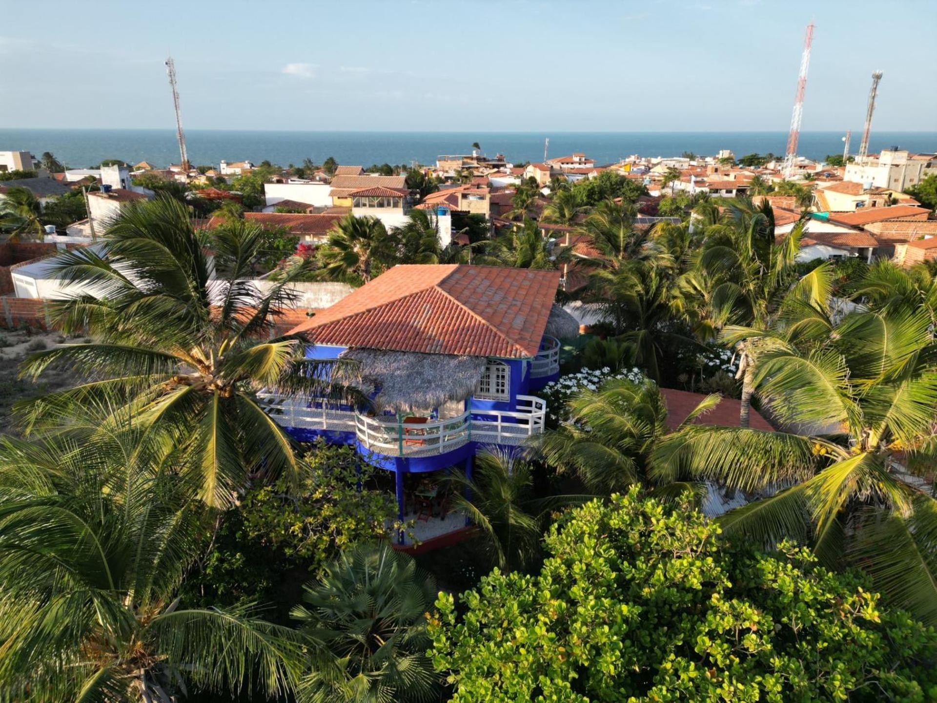 Charming Blue House With Kitchen Parking And Garden Canoa Quebrada Exterior foto